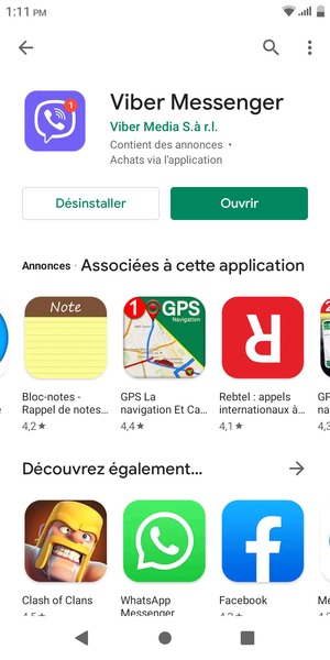 Sélectionnez Ouvrir