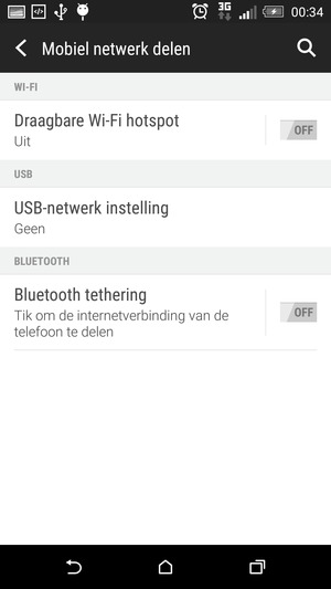Selecteer Draagbare Wi-Fi hotspot 