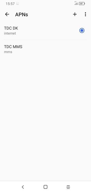 Select the Menu button