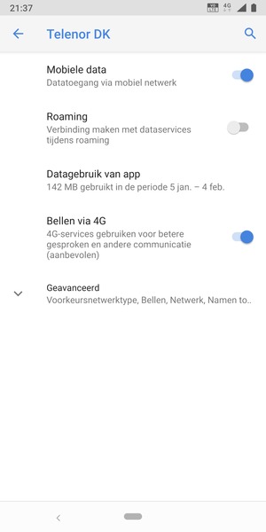 Selecteer Geavanceerd