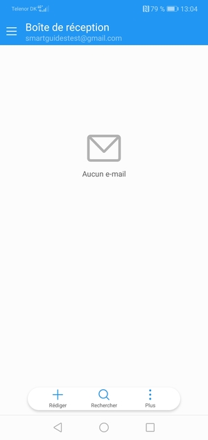 Votre messagerie Gmail est prête à l'emploi