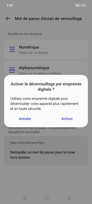Sélectionnez votre option préférée