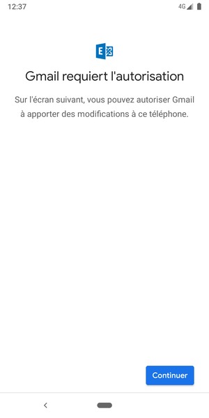 Sélectionnez Continuer