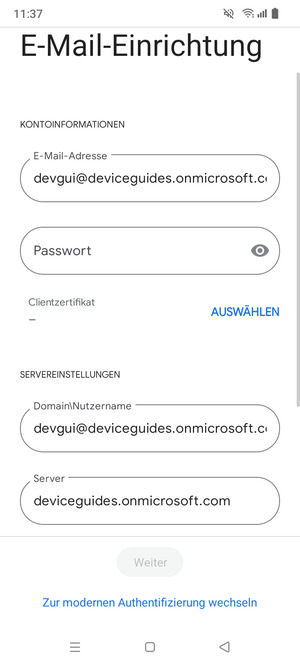 Geben Sie Ihr Passwort ein