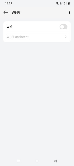 Slå Wifi på