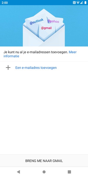 Selecteer Een e-mailadres toevoegen