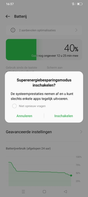 Selecteer Inschakelen