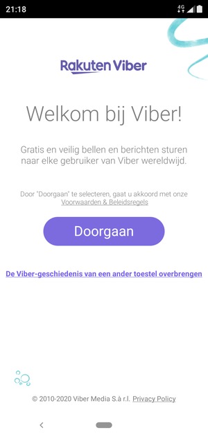 Uw app is klaar voor gebruik
