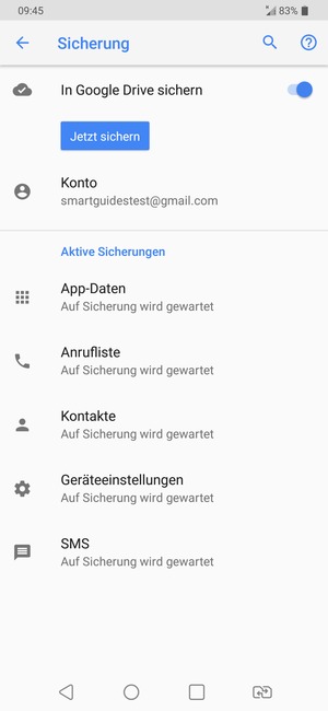 Wählen Sie Konto