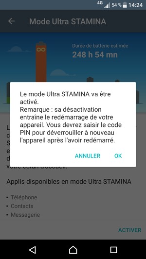 Sélectionnez OK