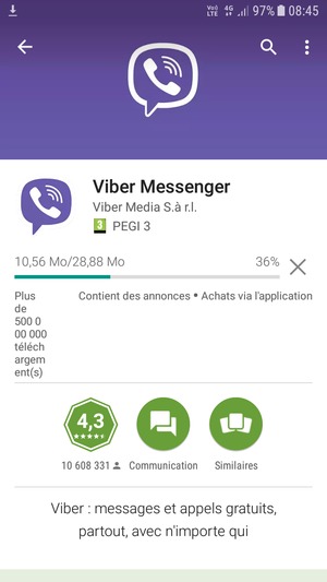 Veuillez attendre la fin de la procédure d'installation