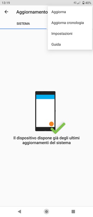 Seleziona Aggiorna