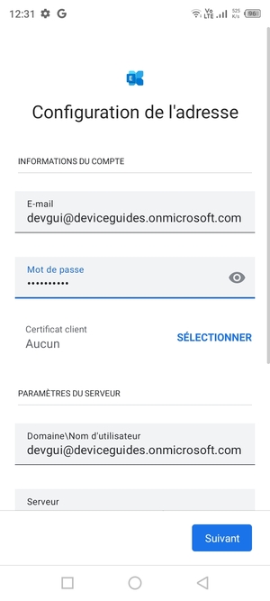 Saisissez votre mot de passe