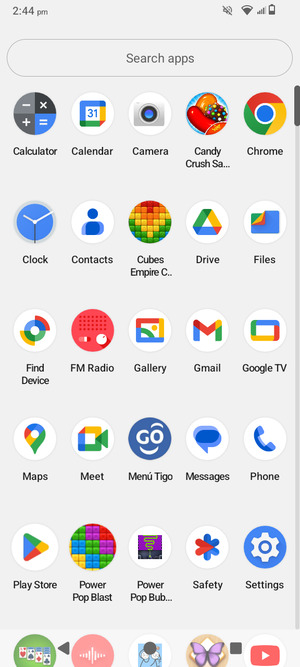 Select Settings