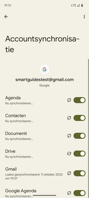 Uw contactpersonen van Google worden nu gesynchroniseerd met uw telefoon
