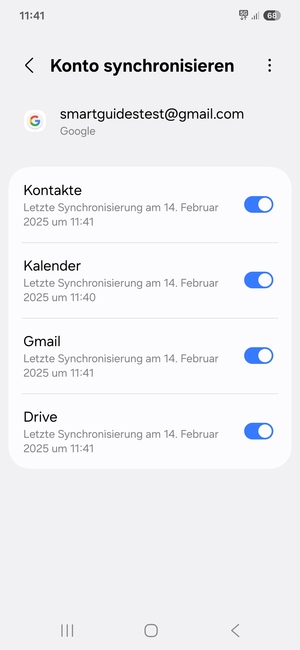 Wählen Sie die Menü-Taste