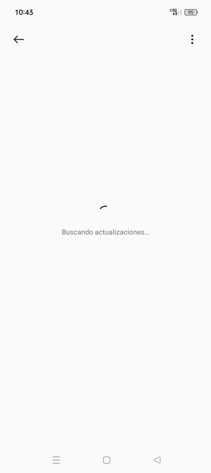 Espere a que la búsqueda termine