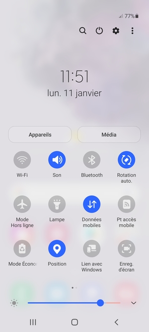 Désactiver le Position