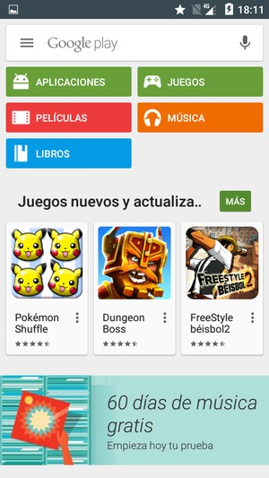 Seleccione la barra de Búsqueda