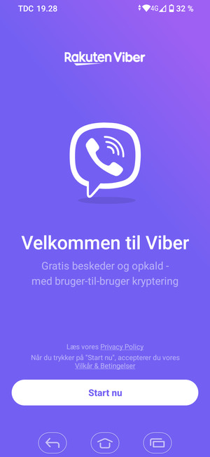 Din app er klar til brug