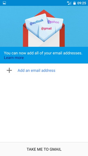 Select Add an email address