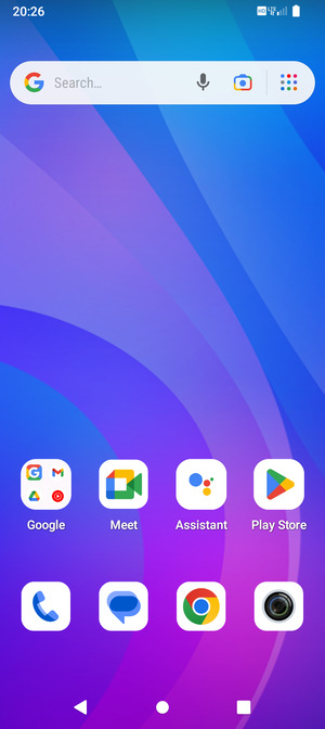 Swipe up