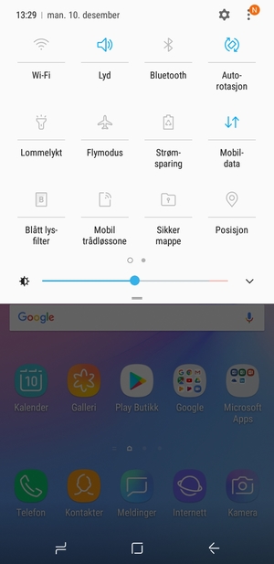 Velg Strømsparing