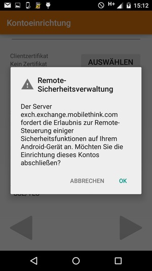 Wählen Sie OK