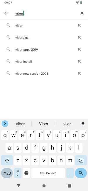 Enter the app name and select Search