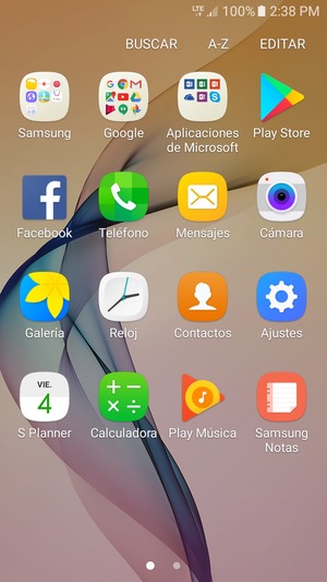 Seleccione Ajustes