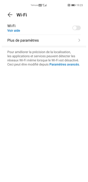 Activer le Wi-Fi