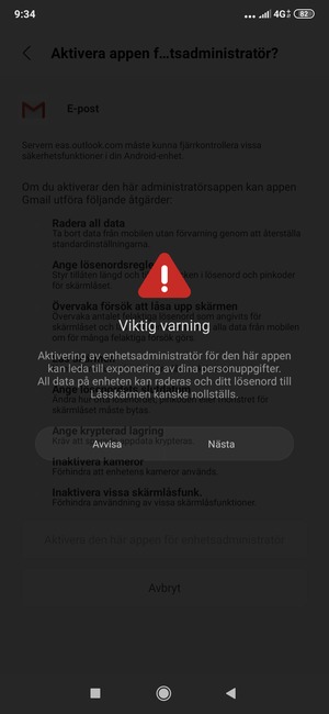 Välj Nästa