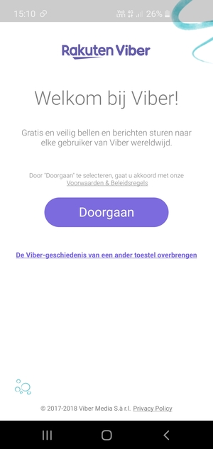 Uw app is klaar voor gebruik