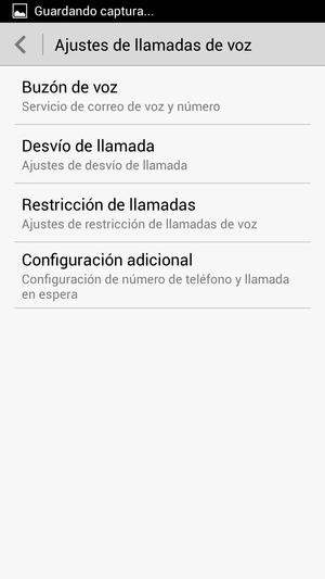 Seleccione Buzón de voz