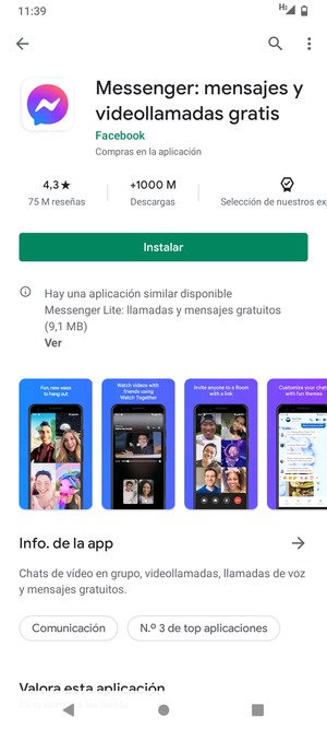 Seleccione Instalar