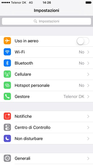 Seleziona Gestore