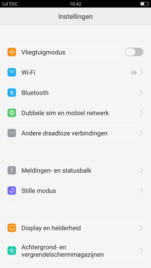 Selecteer Wi-Fi