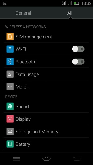 Select SIM management