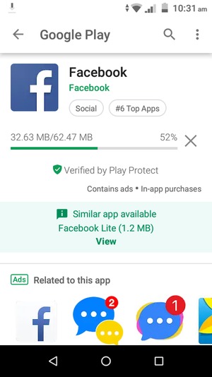 Wait for the installation process to finish