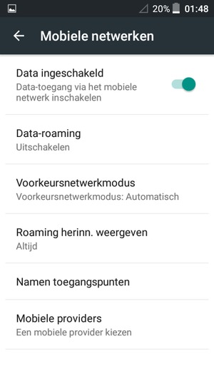 Selecteer Namen toegangspunten