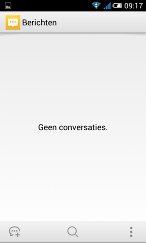 Selecteer de Menu-knop