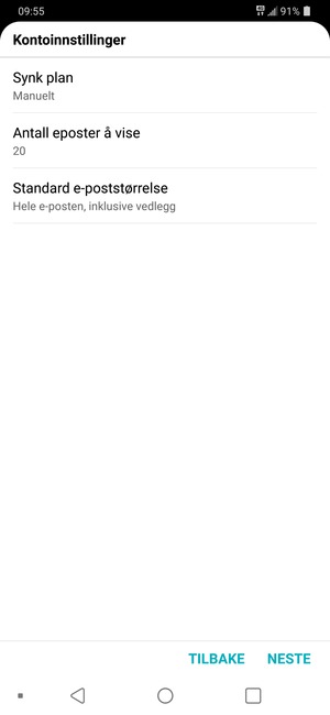 Velg NESTE
