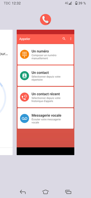Faites glisser les applis vers le haut pour les fermer