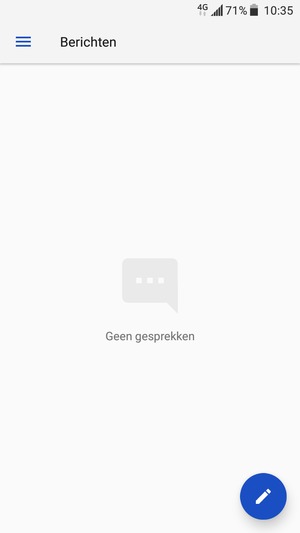 Selecteer de Menu-knop