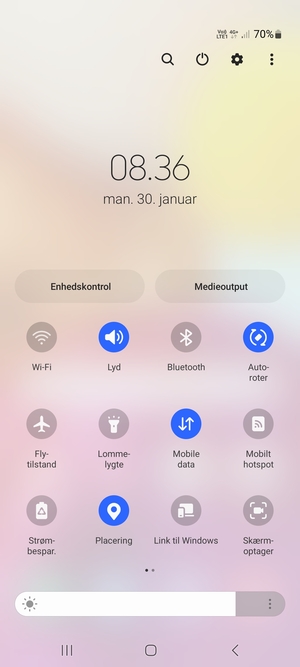 Slå Placering fra
