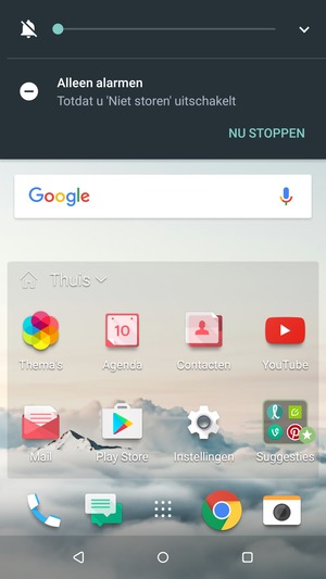 Klik nog een keer voor stille modus