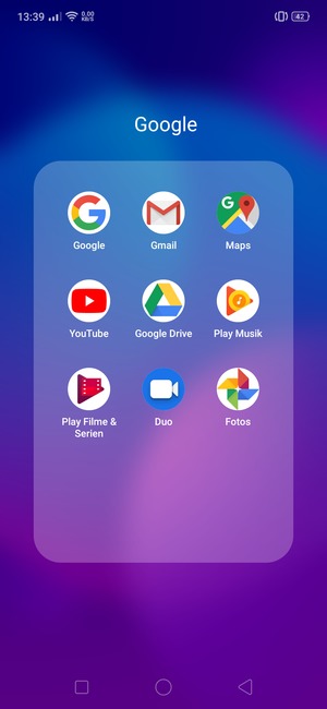 Wählen Sie Gmail