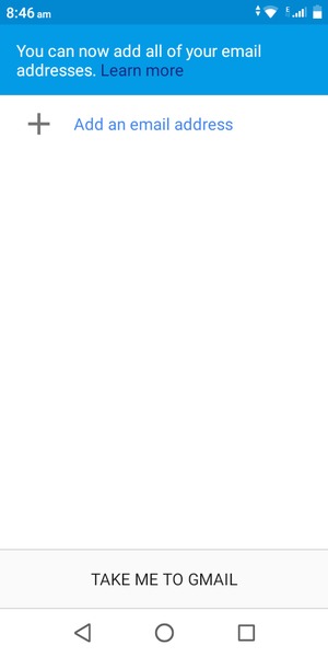 Select Add an email address