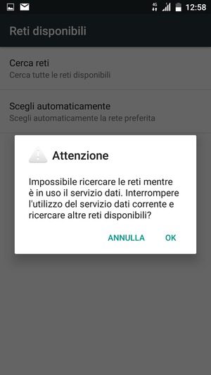 Seleziona OK