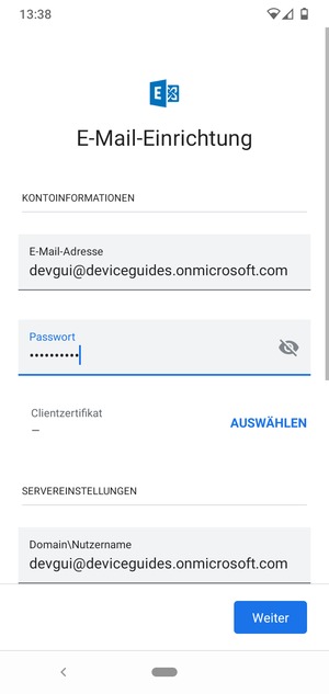 Geben Sie Ihre Passwort ein